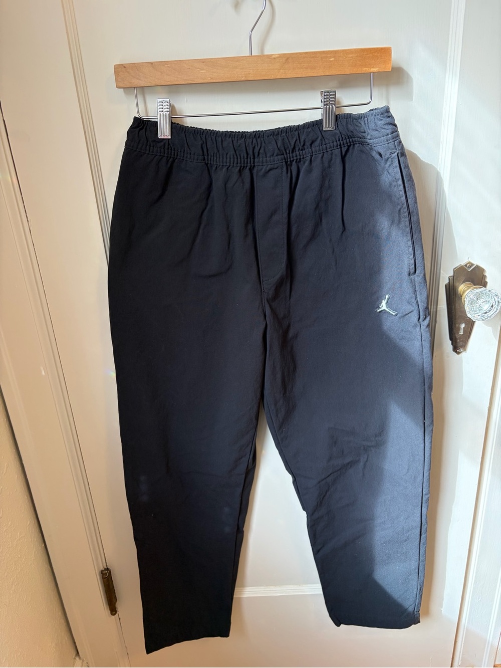 Jordan Black Men's Casual Pants with Jumpman Logo